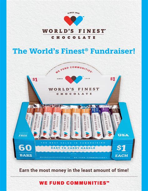 World's finest chocolate fundraiser. Things To Know About World's finest chocolate fundraiser. 
